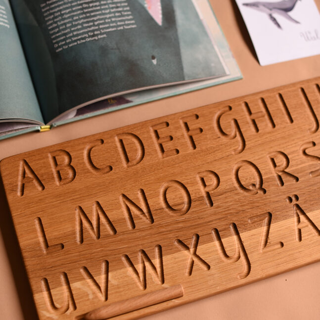 Lernbrett Montessori Buchstaben
