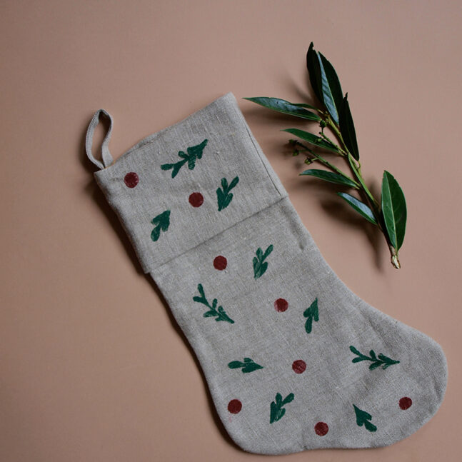Chaussette de Noël Forest par Little Beacon