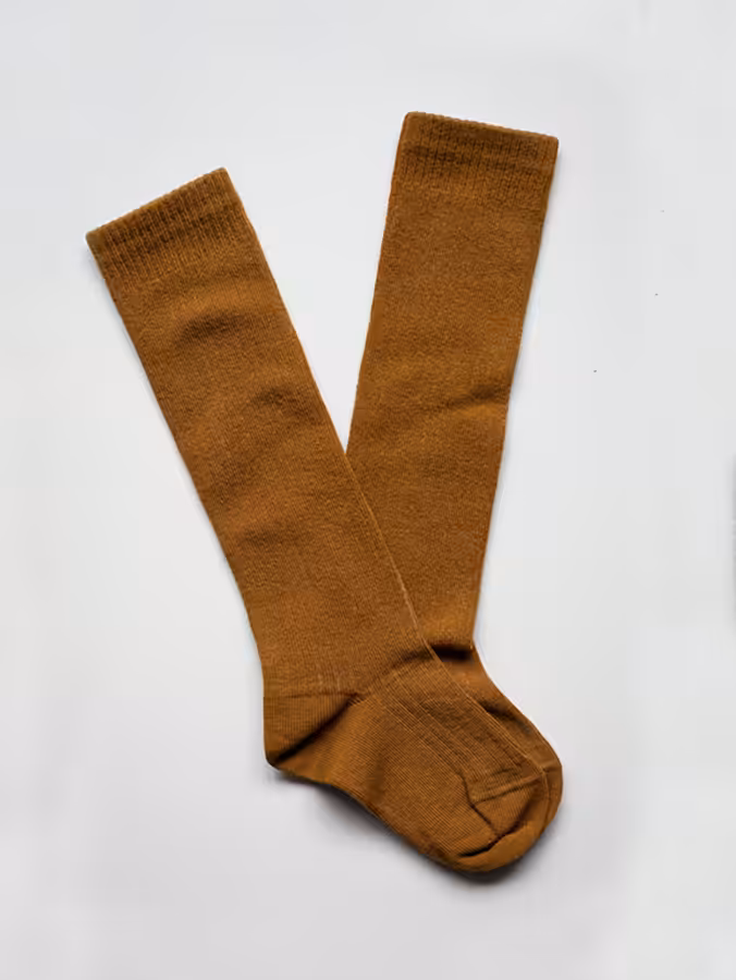 The Ribbed Sock Kids, couleur Antique Rose, Bronze, Gray Melange, Oatmeal parThe Simple Folk – Image 9