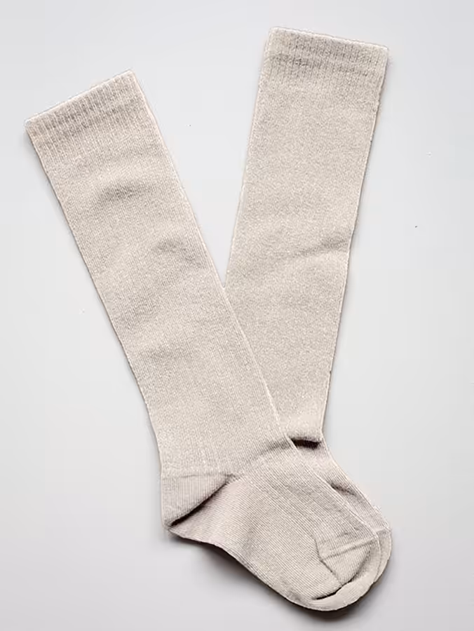 The Ribbed Sock Kids, couleur Antique Rose, Bronze, Gray Melange, Oatmeal parThe Simple Folk – Image 8