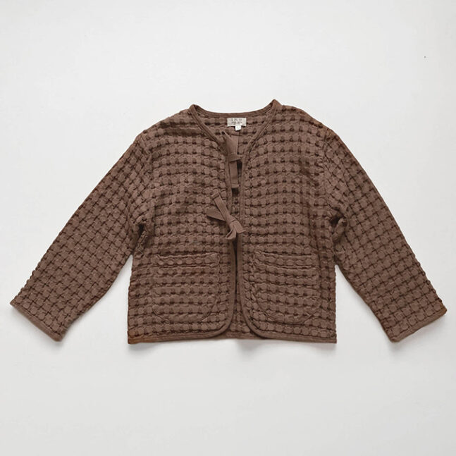 The Waffle Jacket, couleur Woodland par The Simple Folk