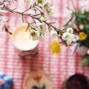 Interior Wohnen Kariert Sommer Recycle