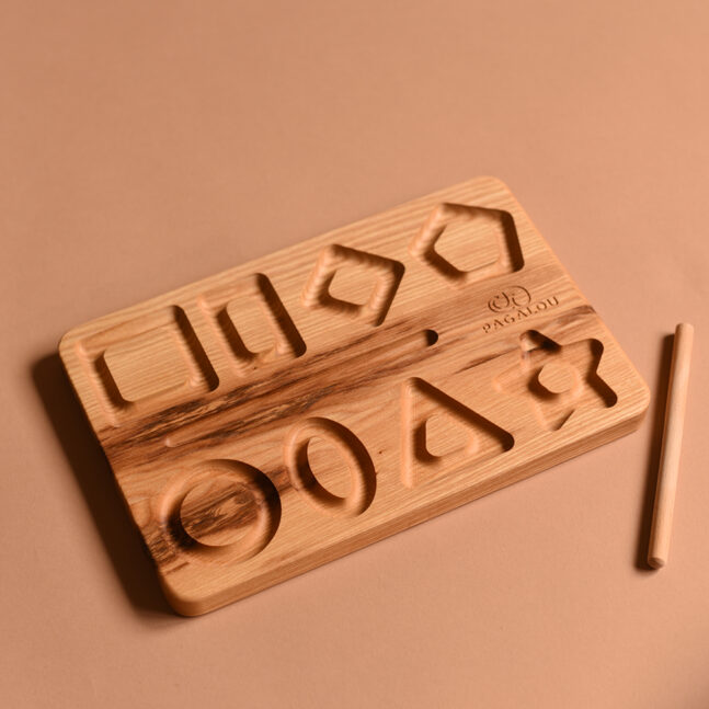 Planche en bois Géométrie