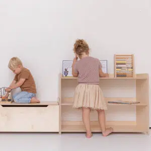 Kids Montessori Interior Regal Holz