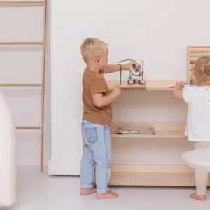 Kids Montessori Interior Regal Holz