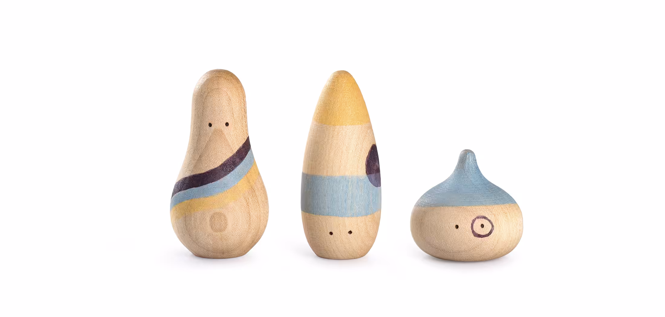 Bunt Holzfiguren Kunst Grapat Fantasie Kinder