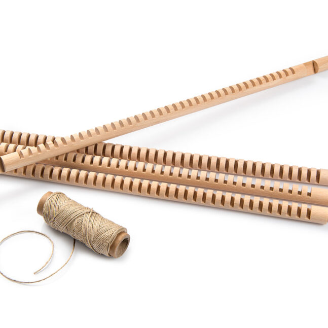 Cadre en bois Tissage Matériaux naturels