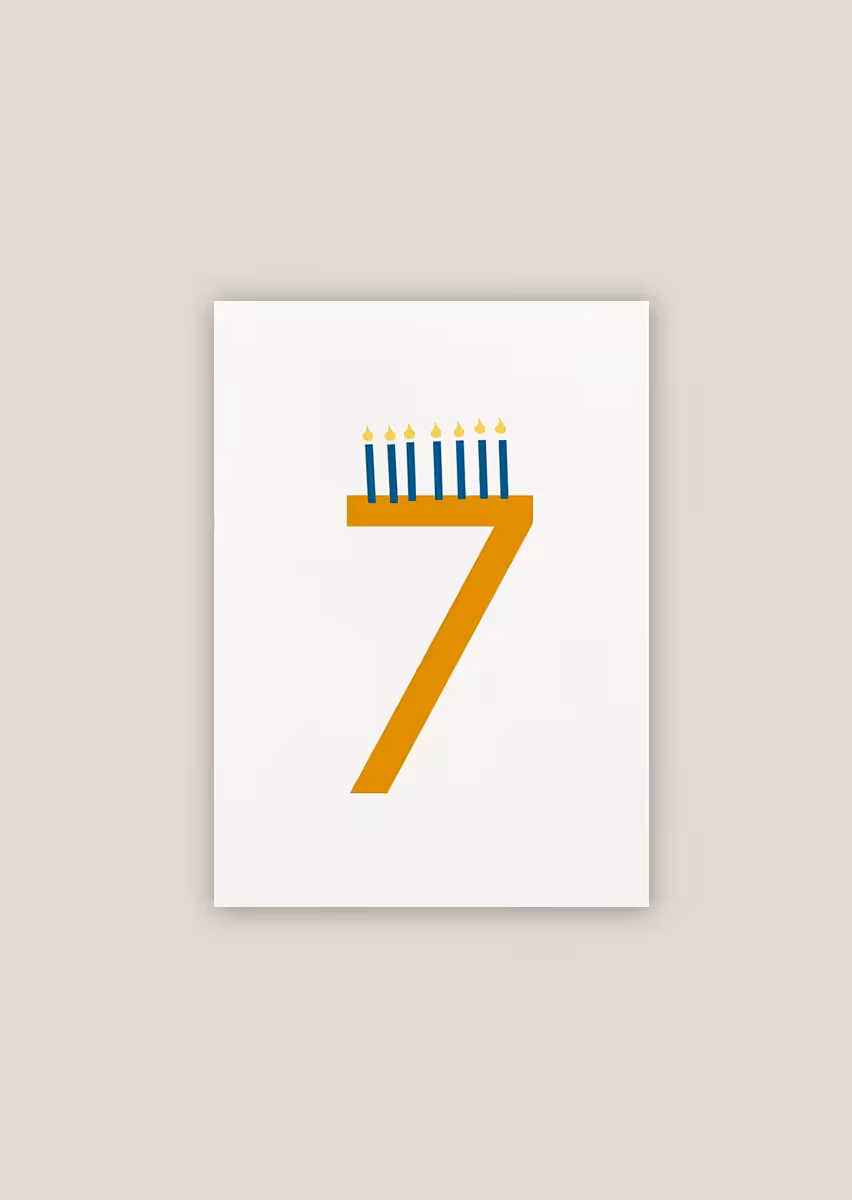 Paperwork carte anniversaire bougies illustration papier
