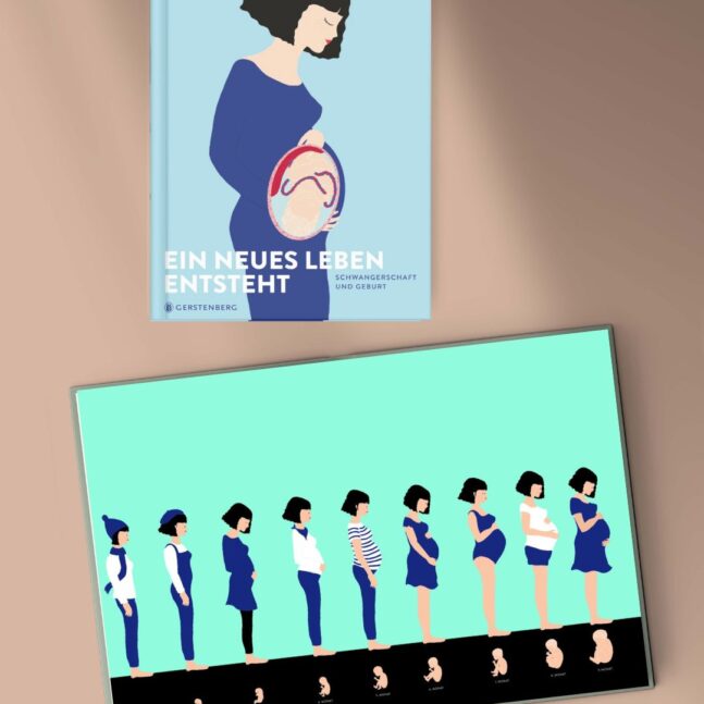 Livre d'images Ein neues Leben entsteht; auteur Hélène Druvert, Gerstenberg Verlag