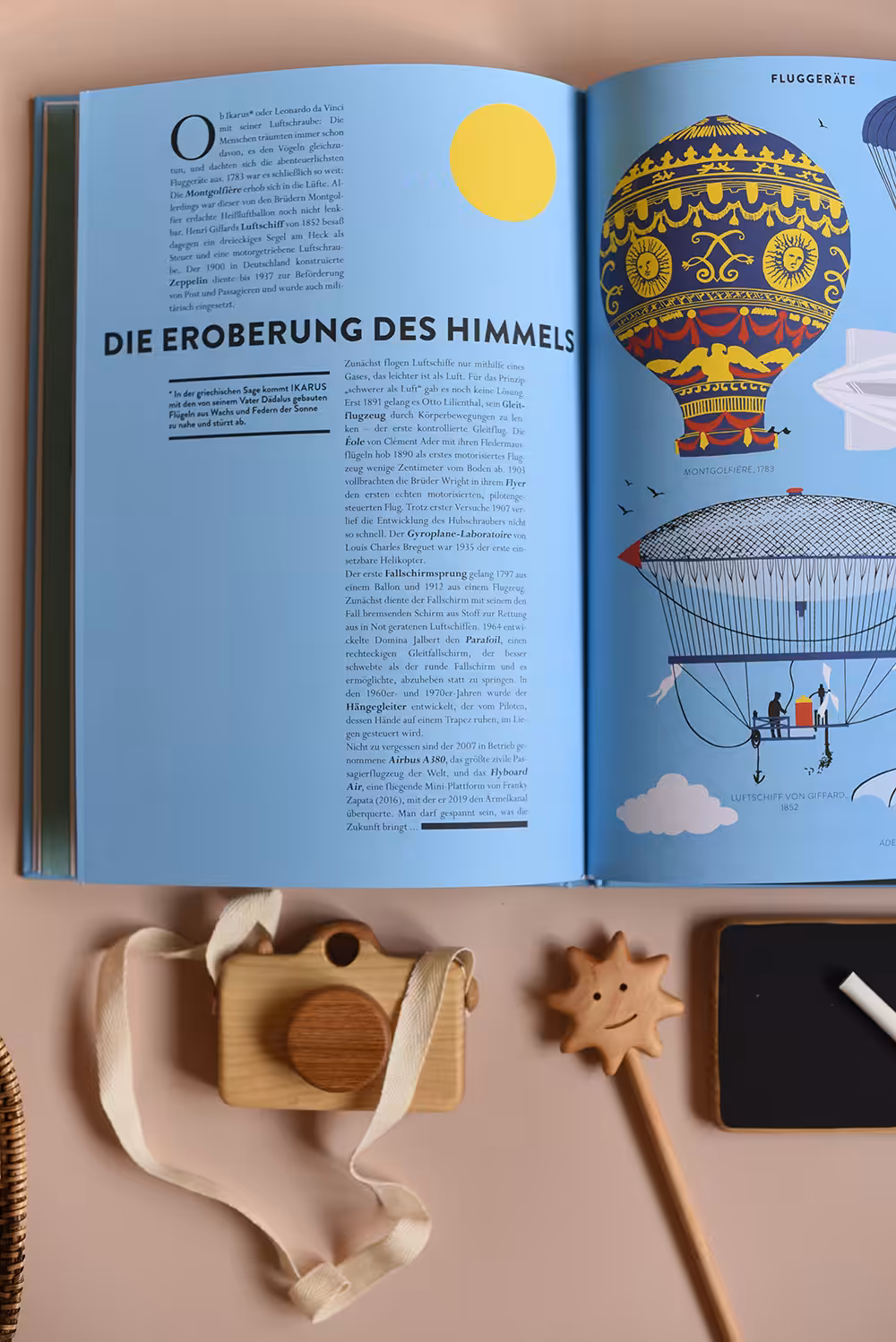 Bilderbuch Wolken, Luft und Sterne; Autorin Hélène Druvert, Gerstenberg Verlag