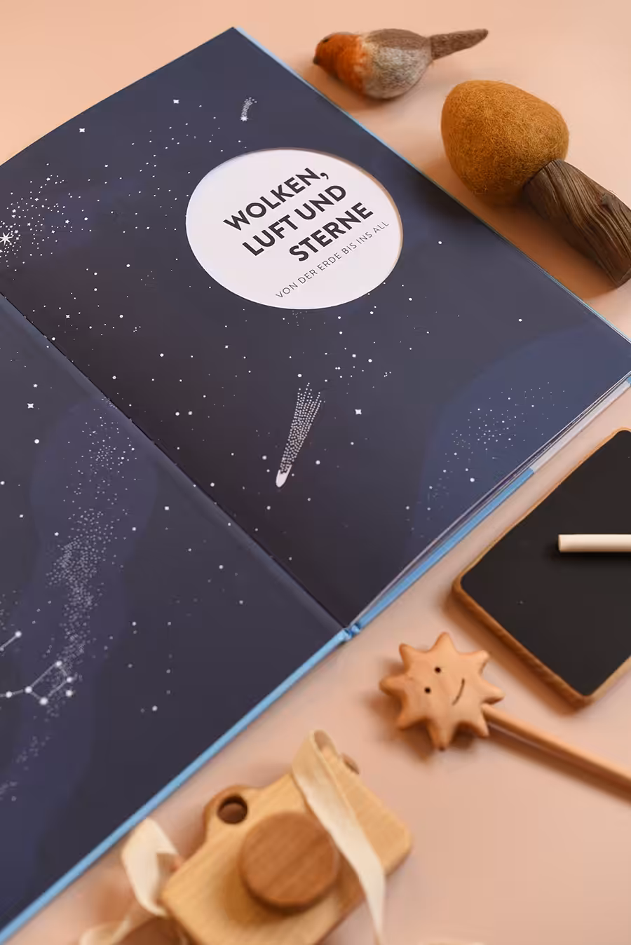 Bilderbuch Wolken, Luft und Sterne; Autorin Hélène Druvert, Gerstenberg Verlag