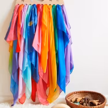 Large Star Playsilk Display