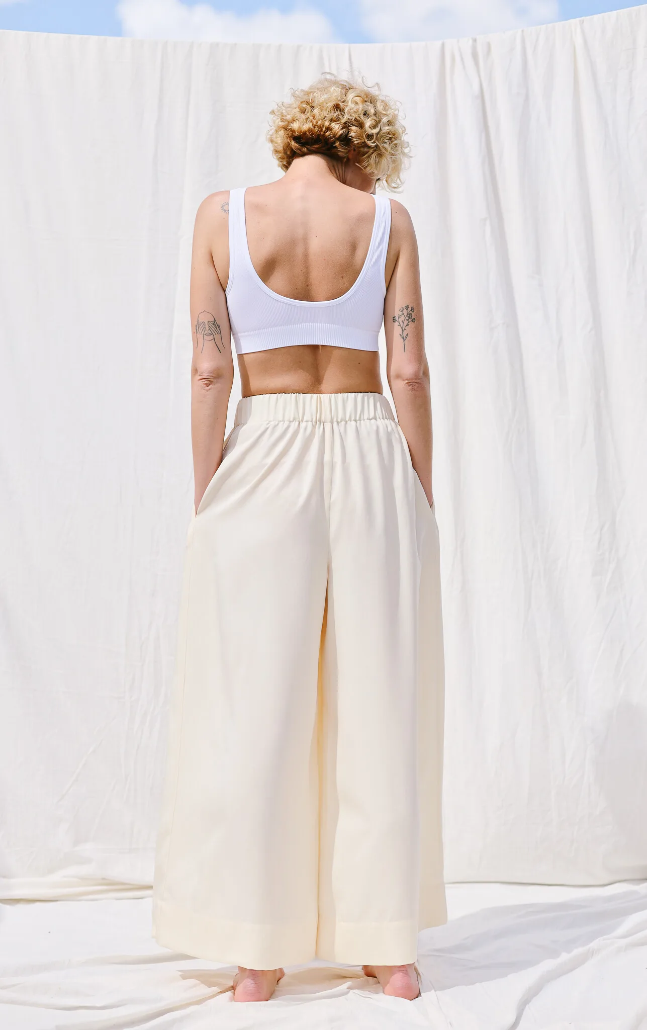Palazzo elasticated waist pants LOU von OffOn