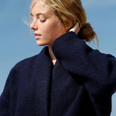 Cigala Coat in Blau von Cecilia Sörensen