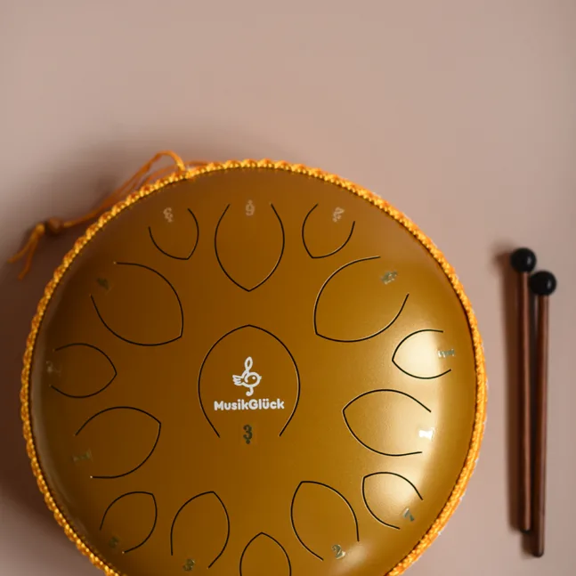 Golden Drum Handpan en métal pour petits et grands