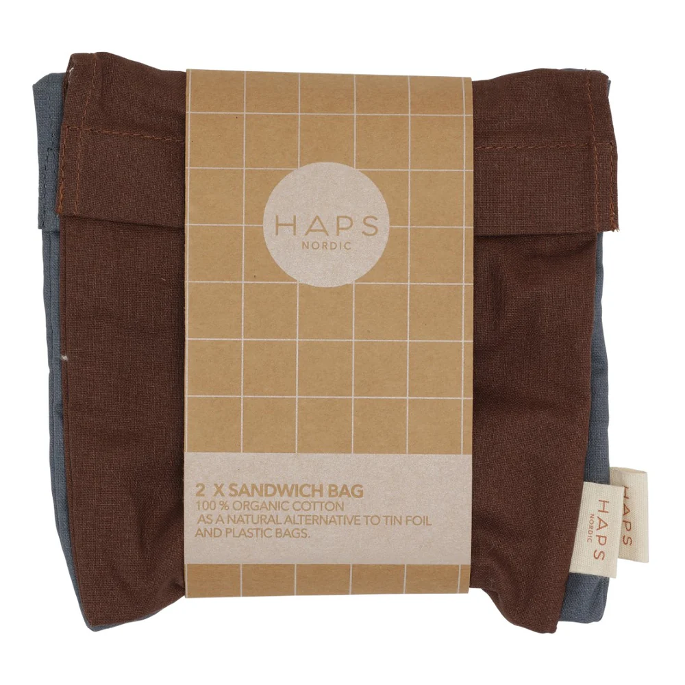 Sandwichbeutel 2er-Set in verschiedenen Farben von Haps Nordic