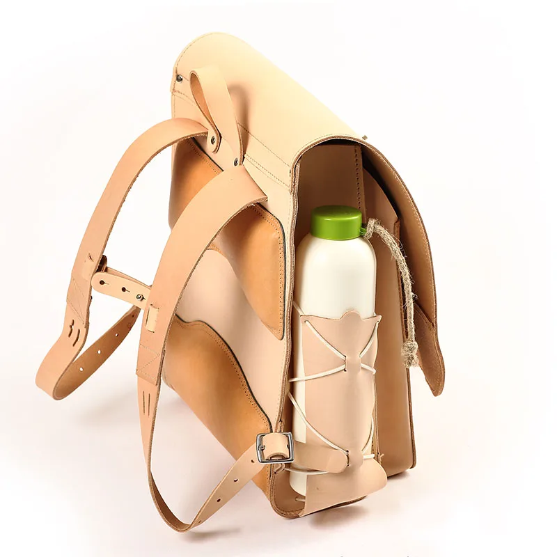 Cartable en cuir KOMPAKT par hukkepack