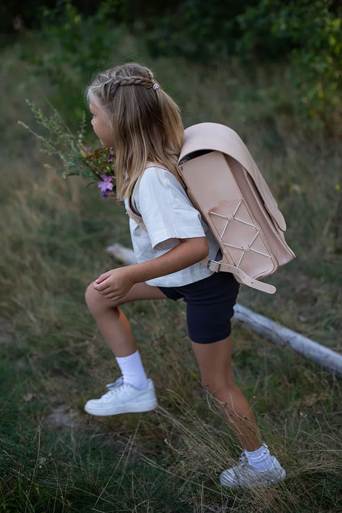 Cartable en cuir KOMPAKT par hukkepack