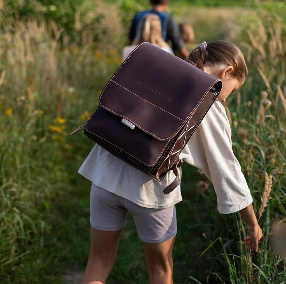 Cartable en cuir KOMPAKT par hukkepack