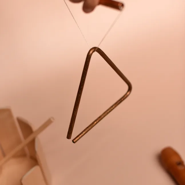 Triangle Choroi – Petit set en bronze- par CHOROI