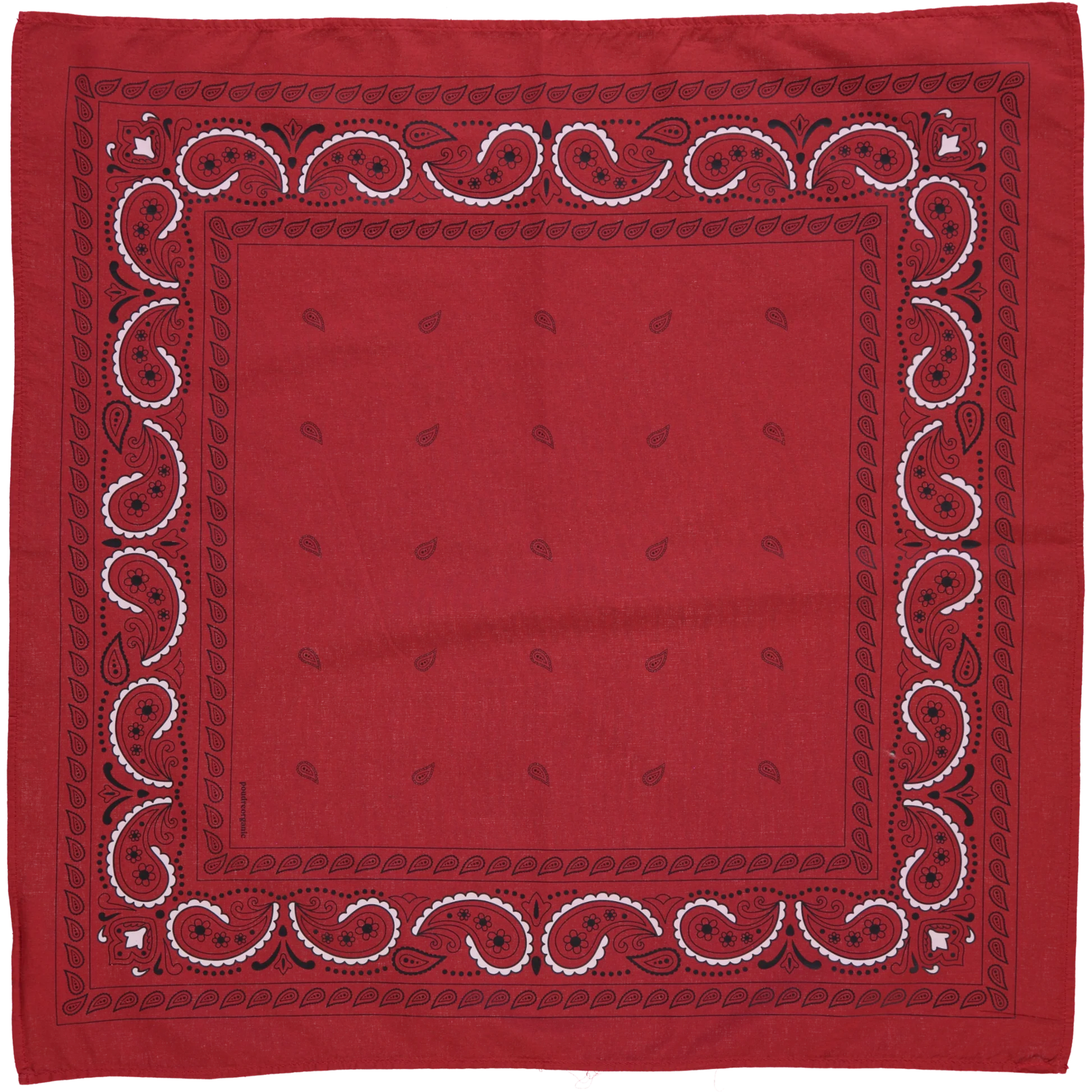 Bandana Halstuch Equestrian Red von poudreorganic