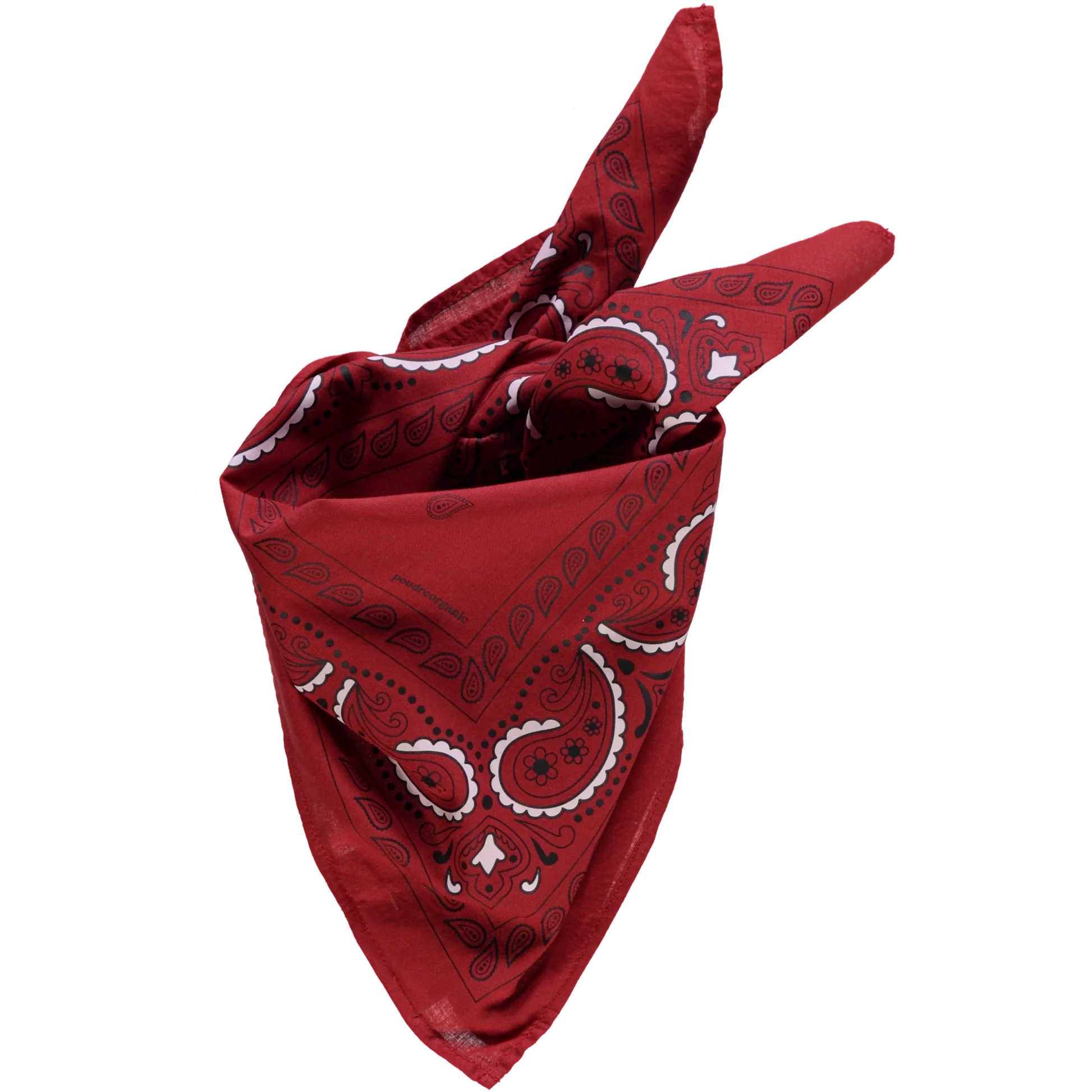 Bandana Halstuch Equestrian Red von poudreorganic