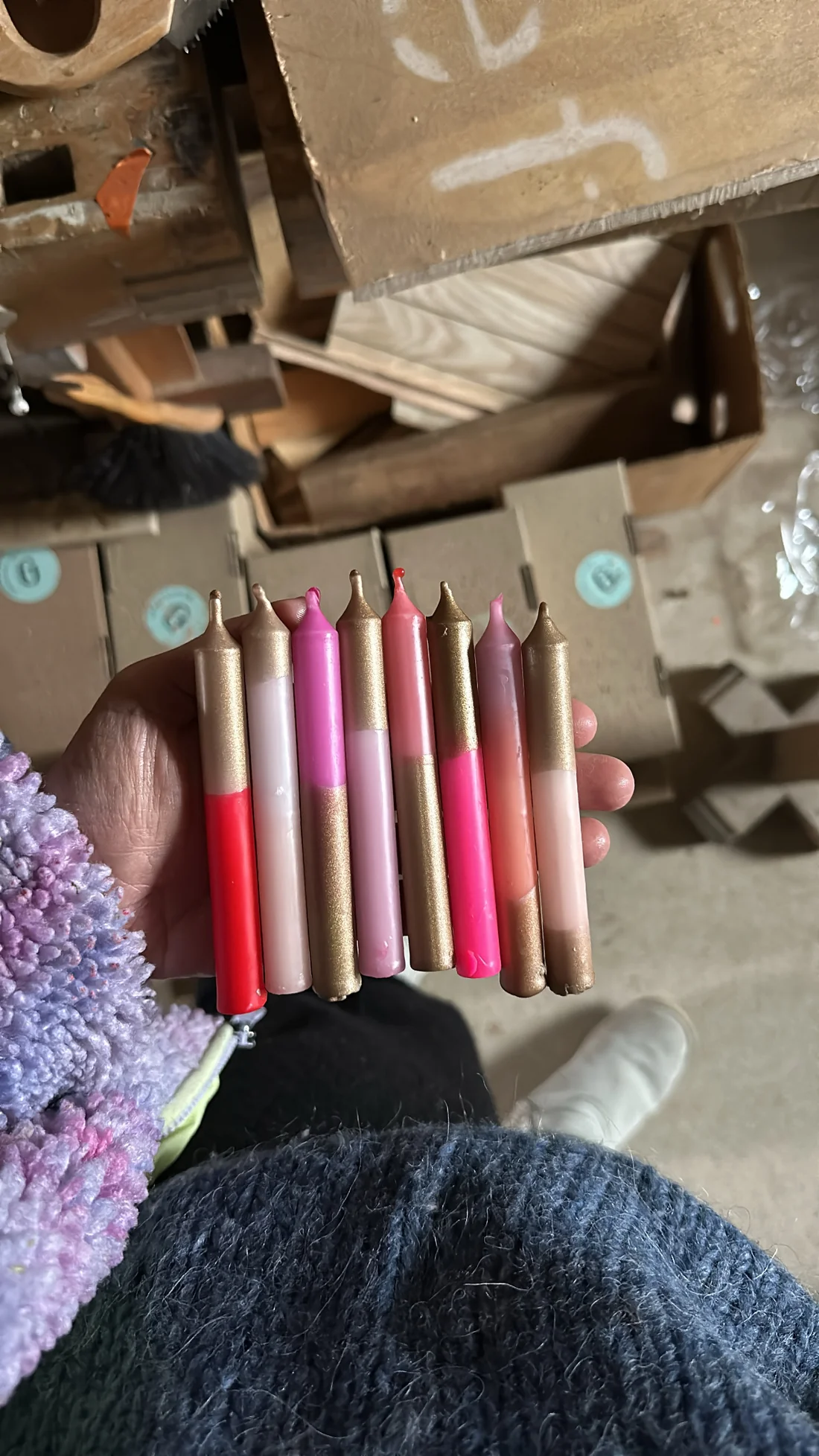 Bougies d'anniversaire Glamour par Frau Gold