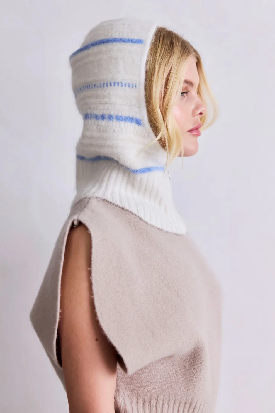 Alpaca Balaclava mit Reissverschluss von Arctic Fox
