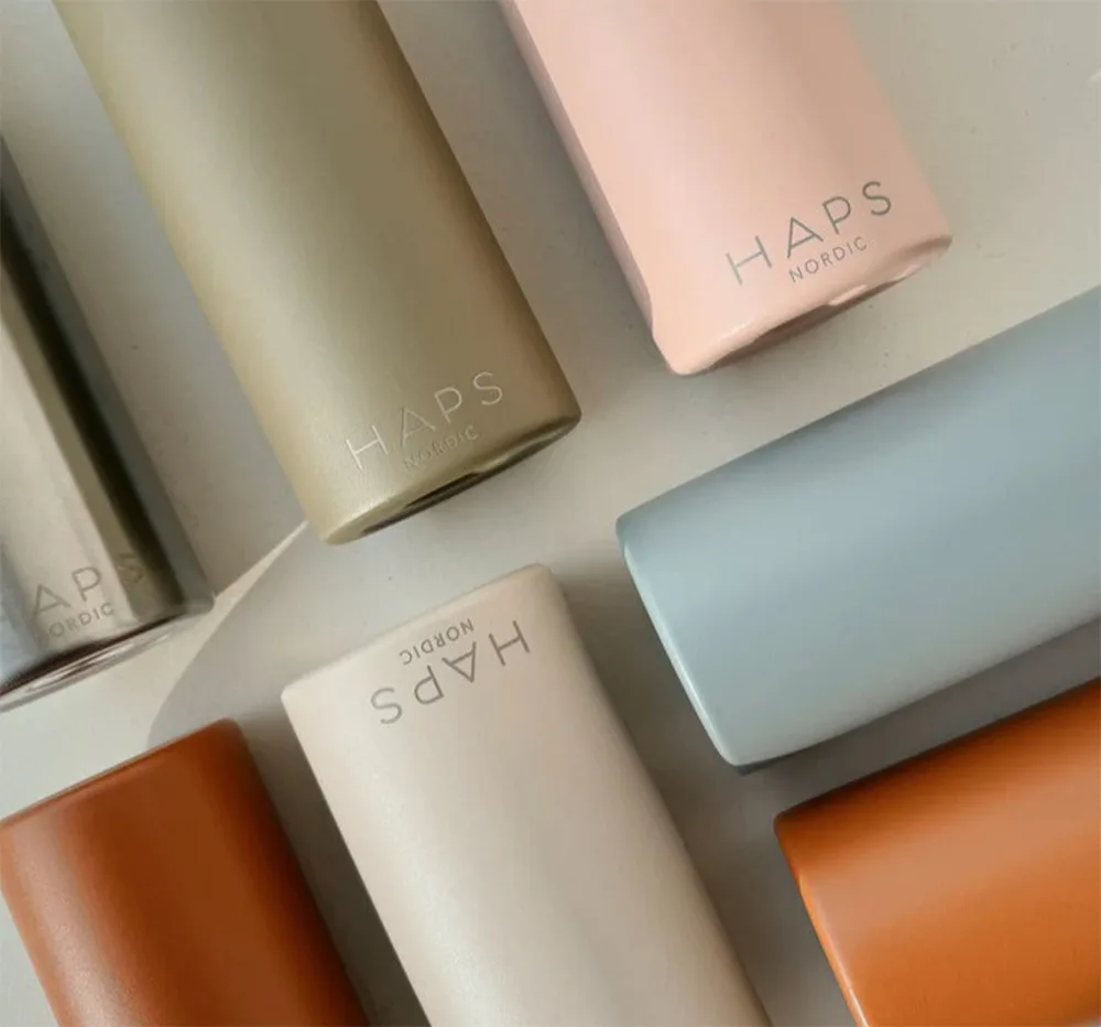 Bouteille isotherme Olive, Ocean, Terracotta et Blush par Haps Nordic