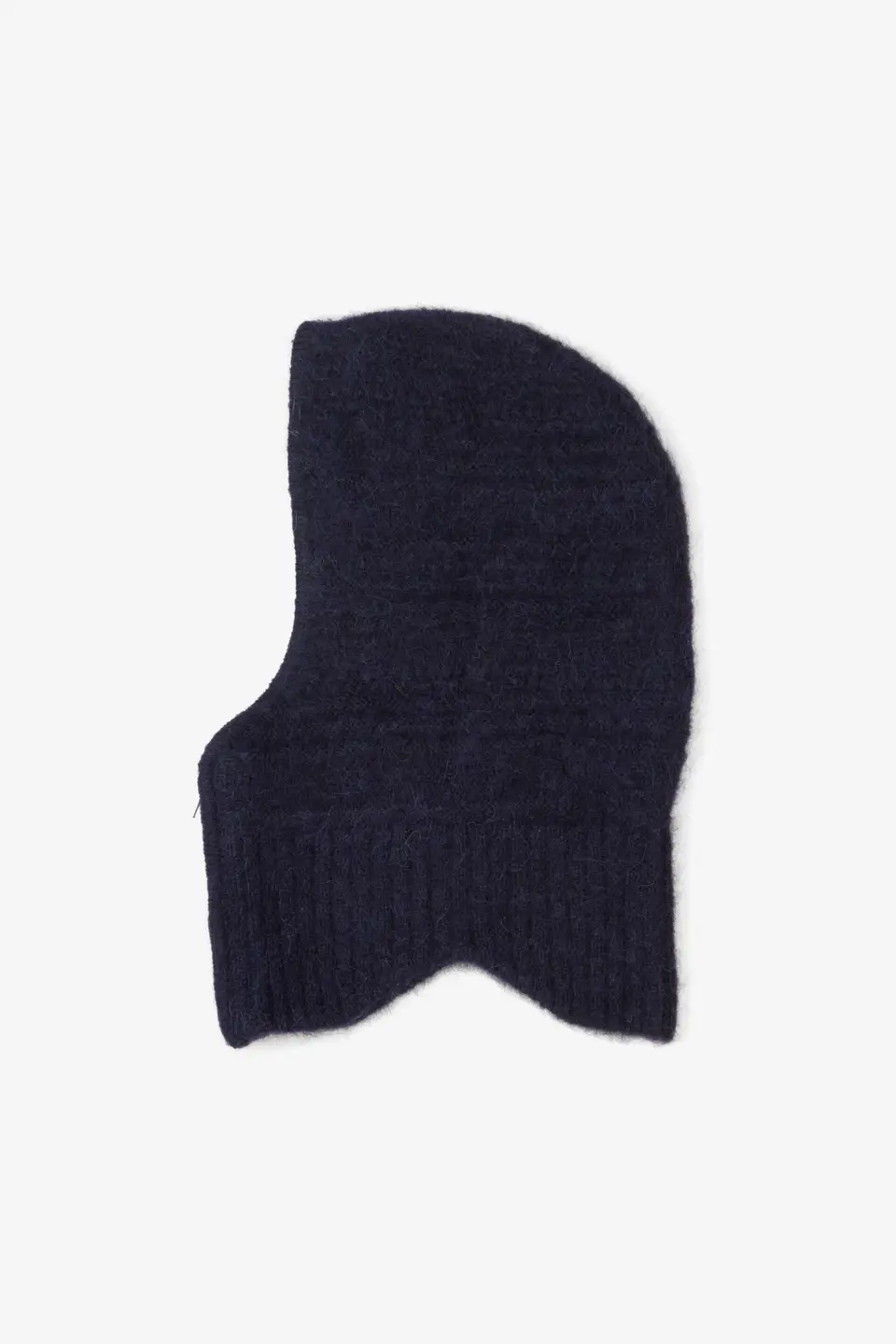 Alpaca Balaclava mit Zip im Deep Sea Navy von Arctic Fox