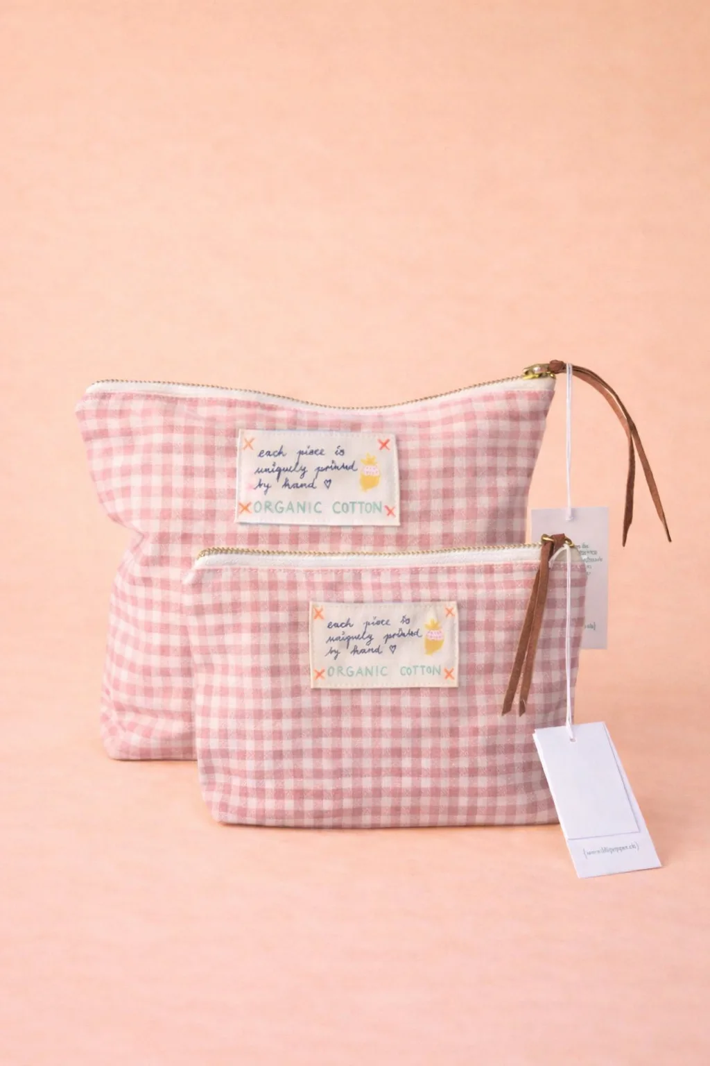 Organic Cotton Pouch klein & gross von Lili Pepper