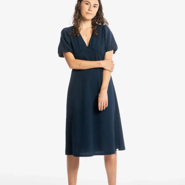 V-Neck Dress in Navy von Matona