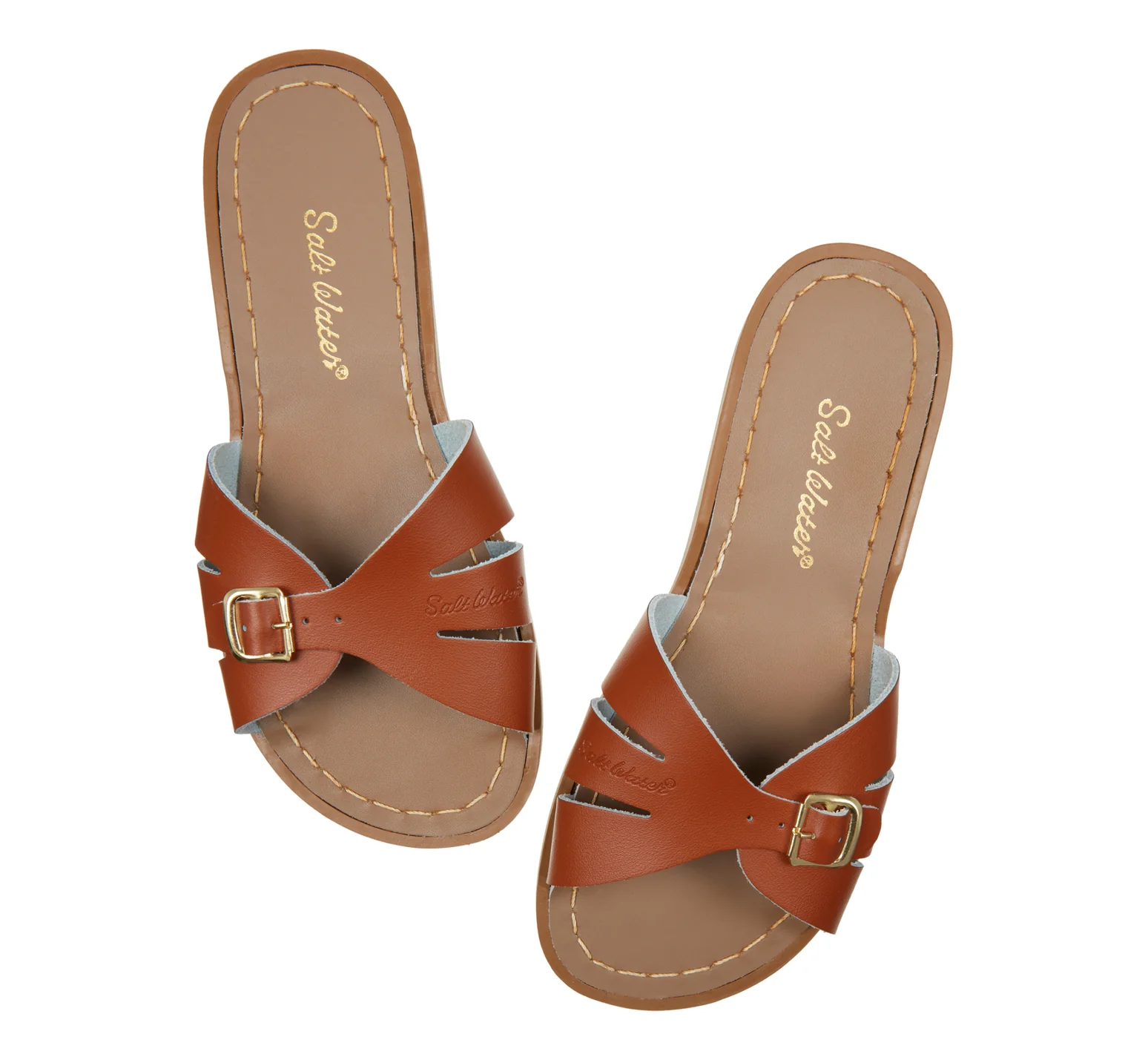 Salt-Water Slide in Black und Tan