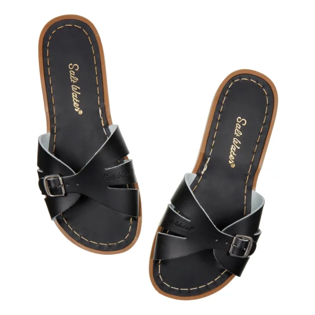 Salt-Water Slide in Black und Tan