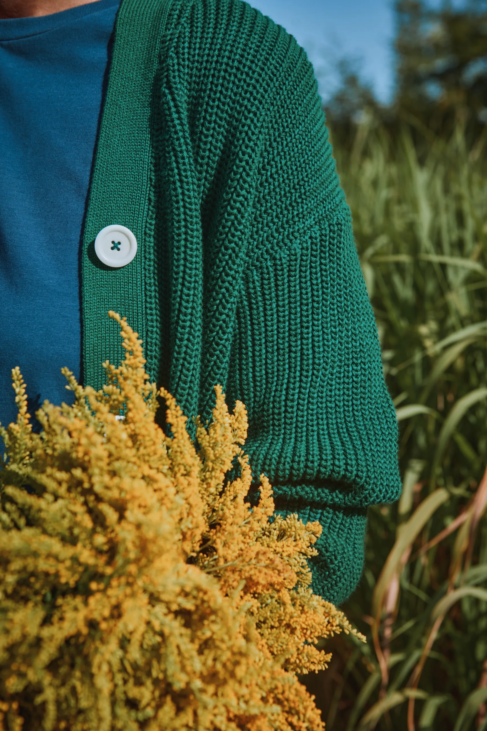 Adult Maté Cardigan von poudreorganic