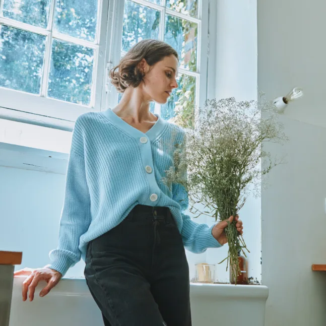 Adult Maté Cardigan von poudreorganic