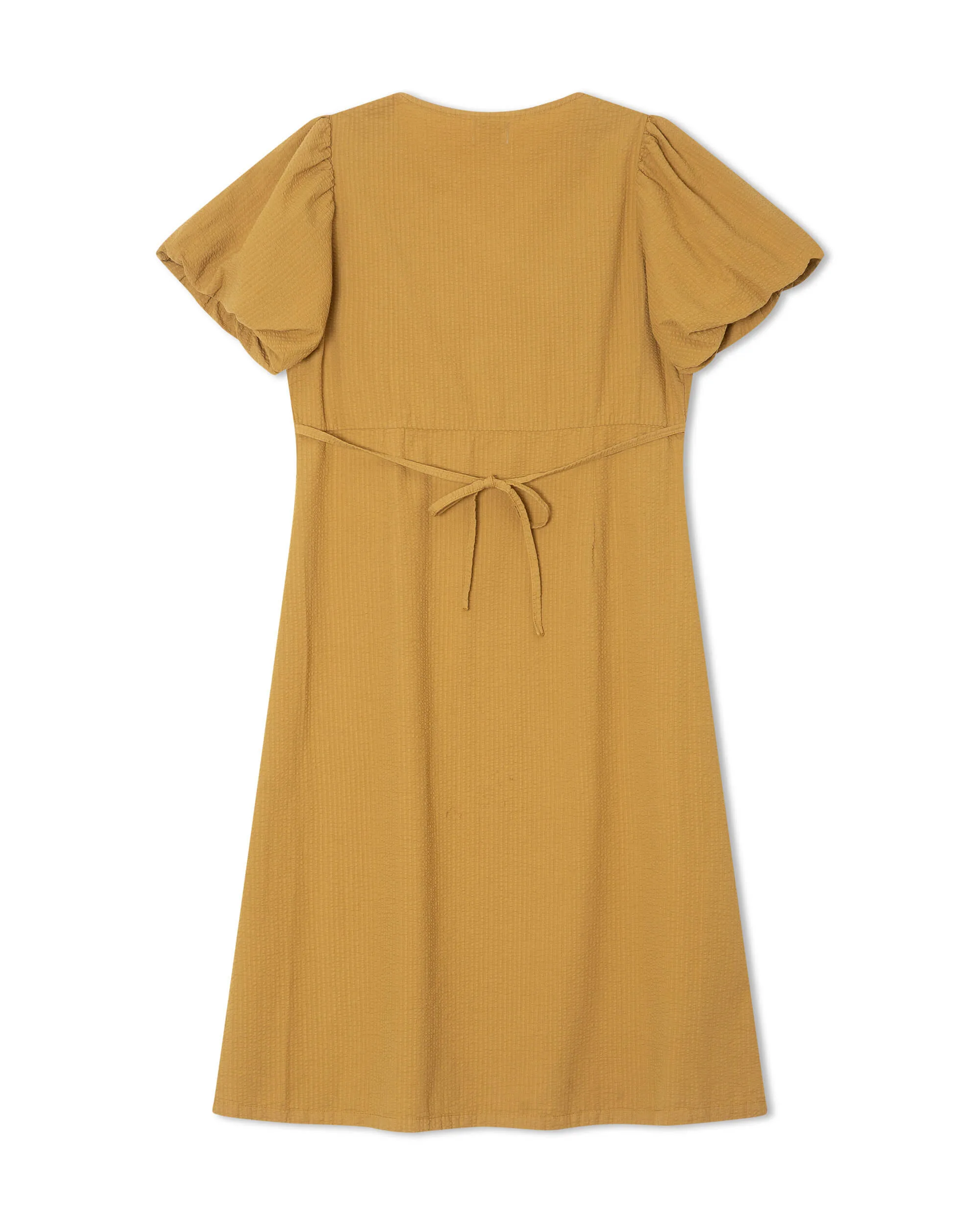 Robe col en V couleur Honey par Matona