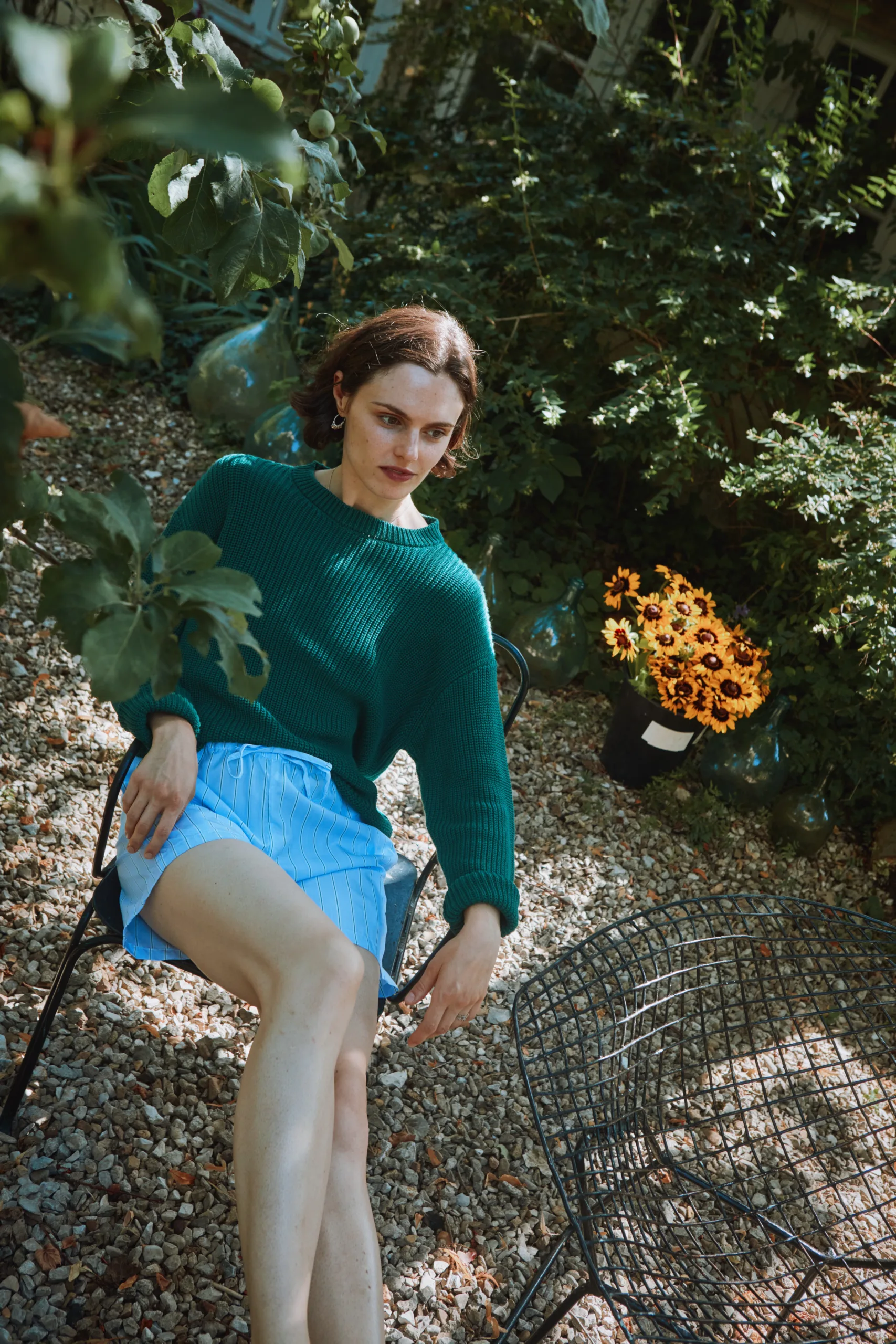 Pull Pissenlit en vert par poudreorganic