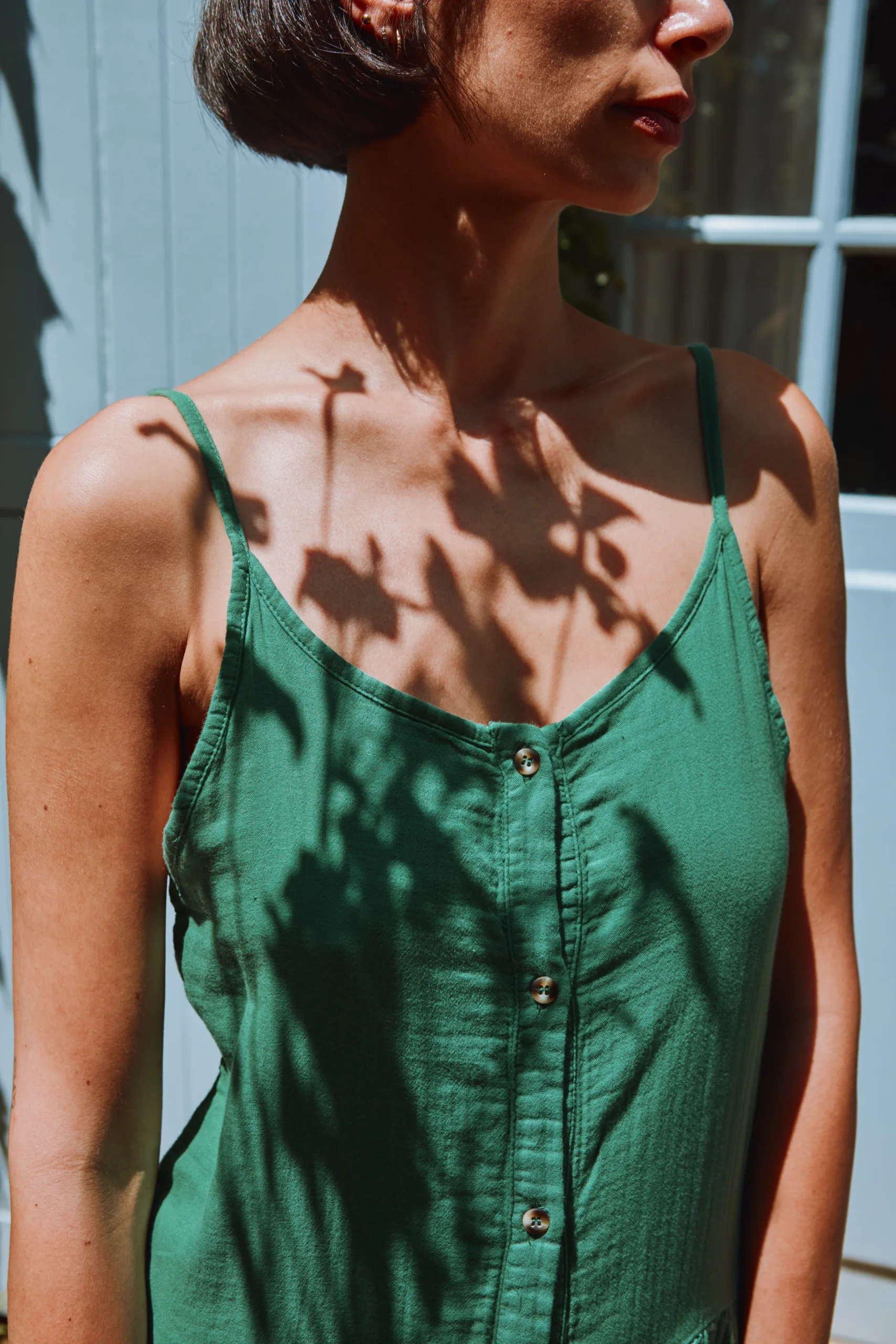 ROBE CELOSIE in Green von poudreorganic