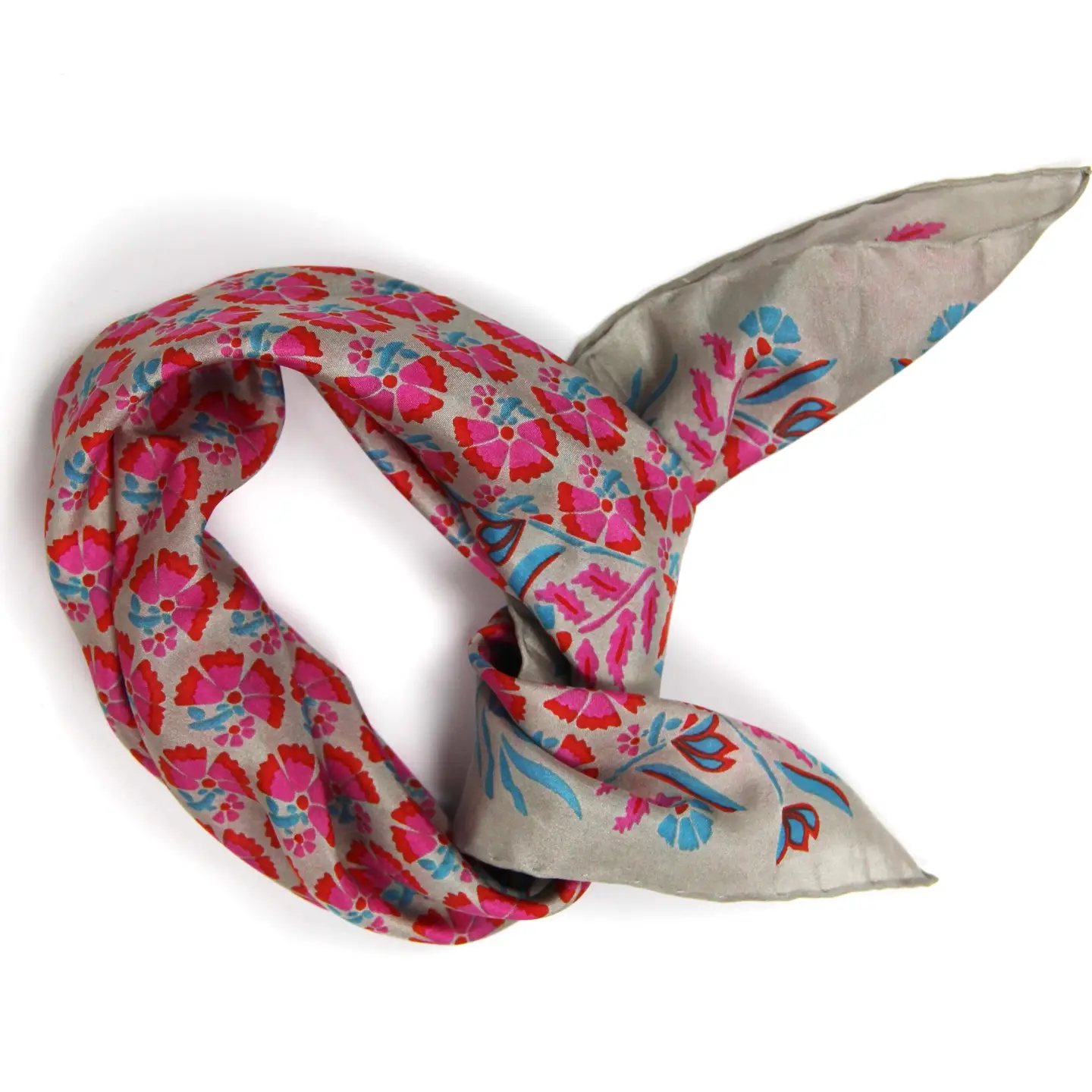 Mini-Seidenschal in Augustine Rose von Les Belles Vagabondes