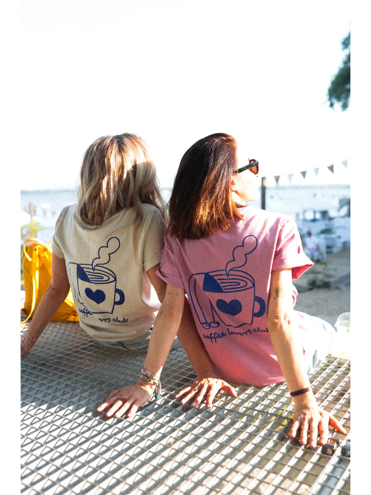 BIG COFFEE LOVER - T-Shir en Old Rose par Don’t Grow Up