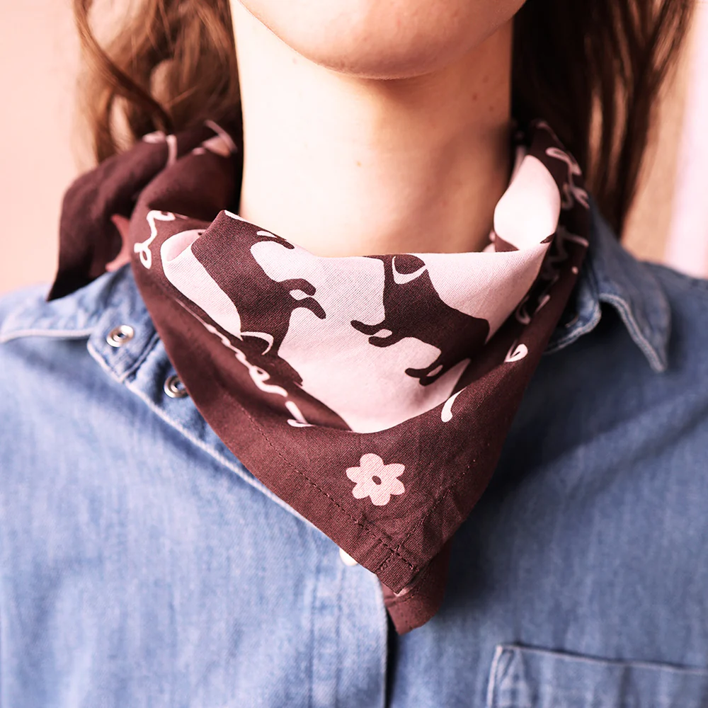 Kleines Foulard Teckel von Lili Pepper