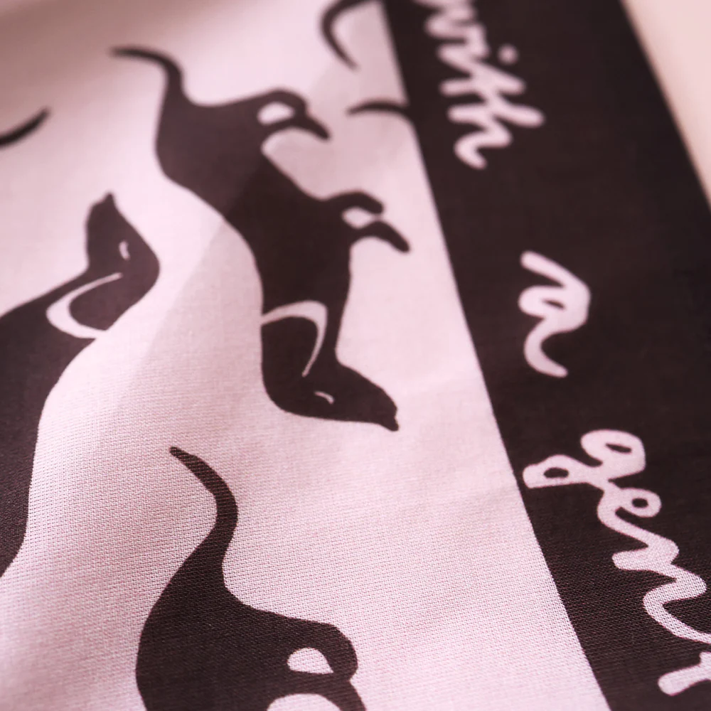 Kleines Foulard Teckel von Lili Pepper