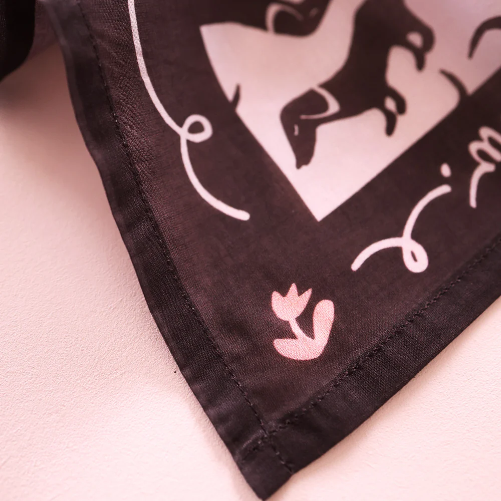 Kleines Foulard Teckel von Lili Pepper