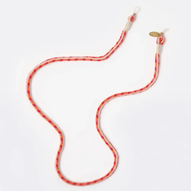 Striped Red/Pink/Orange Colombia Cord