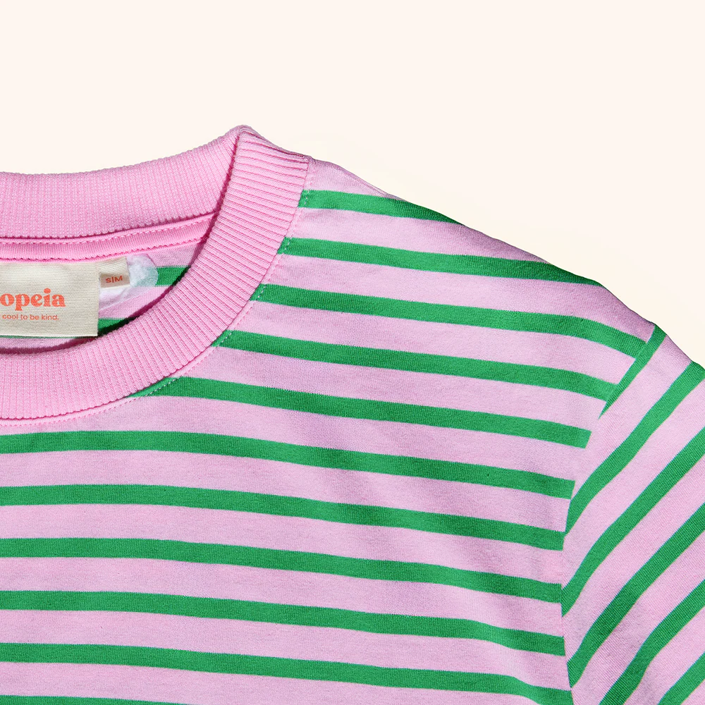 T-Shirt in pink/grün von Popeia