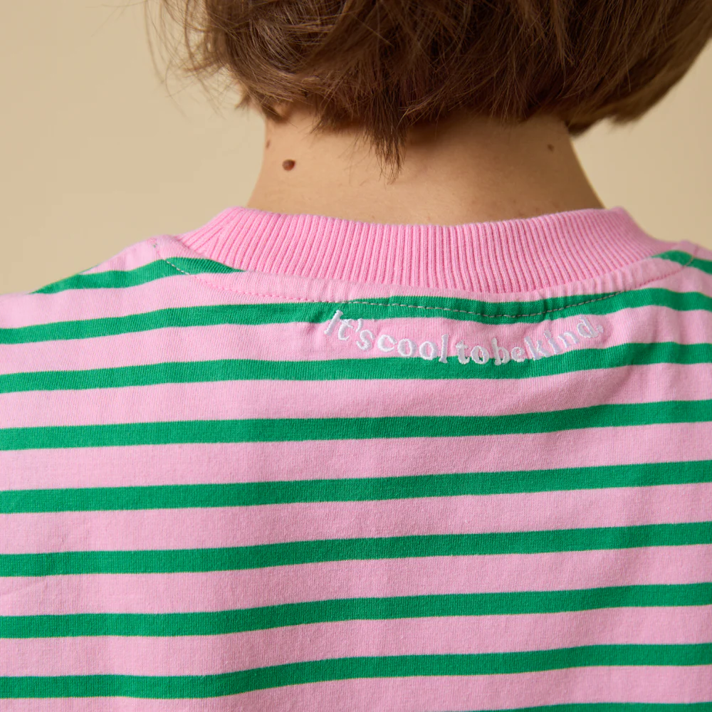 T-Shirt in pink/grün von Popeia