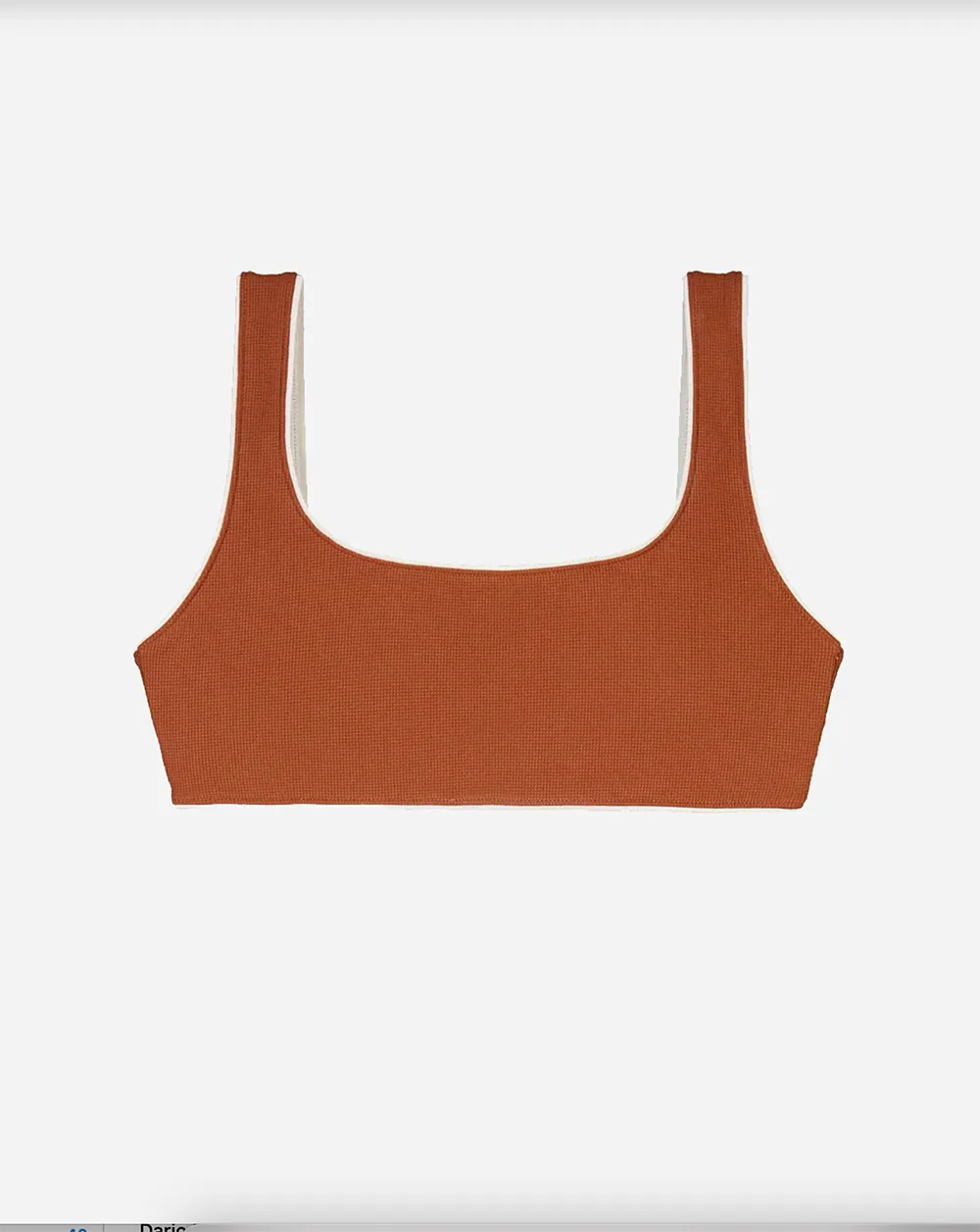Haut de bikini Vento marron foncé par OY – Image 2