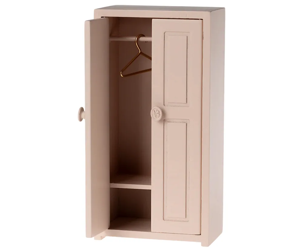 Maileg maus Kleiderschrank rose