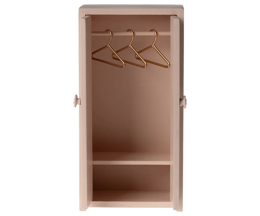Maileg maus Kleiderschrank rose